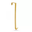 Karácsonyi ajtódísz tartó - fém - arany