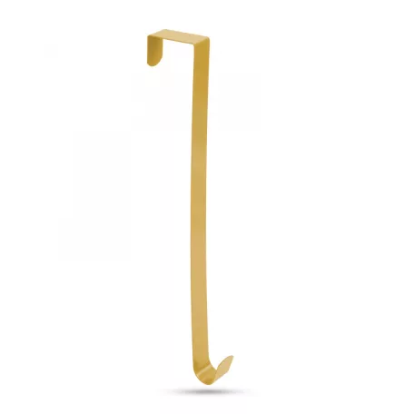 Karácsonyi ajtódísz tartó - fém - arany