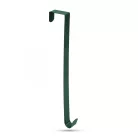 Karácsonyi ajtódísz tartó - fém - zöld