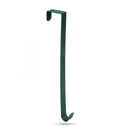 Karácsonyi ajtódísz tartó - fém - zöld