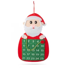   Karácsonyi adventi naptár - Mikulás - tépőzáras jelölővel