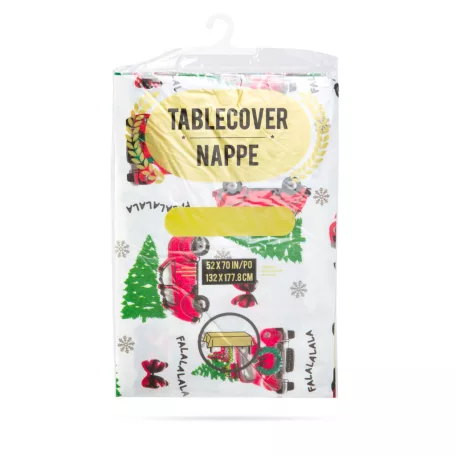Karácsonyi asztalterítő - flanel - 132 x 178 cm