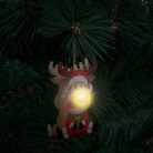 LED-es karácsonyfadísz - fa, akasztható - elemes - 3 féle