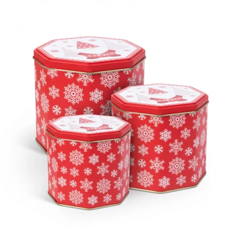 Süteményes doboz - 8 szögletű - 3 db / csomag