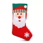 Karácsonyi csizma - 42 x 24,5 cm - textil - 3 féle
