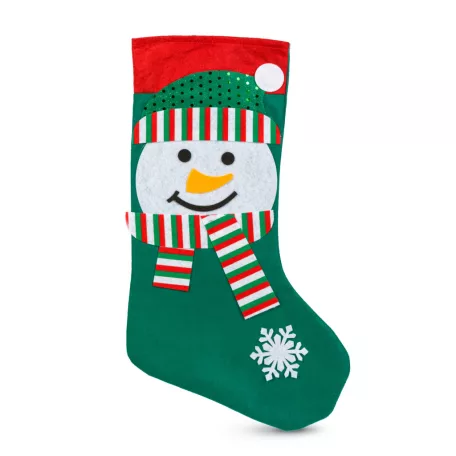 Karácsonyi csizma - 42 x 24,5 cm - textil - 3 féle