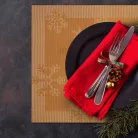 Karácsonyi tányéralátét - 45 x 30 cm - arany