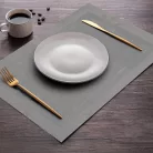 Karácsonyi tányéralátét - 45 x 30 cm - ezüst