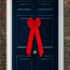 Ajándék masni - fényes - glitteres - bársony - 81 x 25 cm