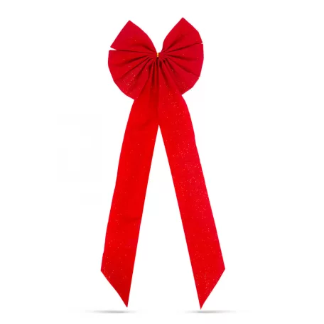 Ajándék masni - fényes - glitteres - bársony - 81 x 25 cm