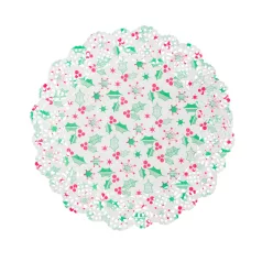 Karácsonyi tortacsipke - 16,5 cm - 20 db / csomag