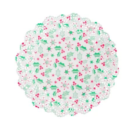 Karácsonyi tortacsipke - 16,5 cm - 20 db / csomag