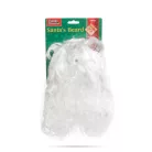 Mikulás szakáll - 33 x 25 cm - fehér