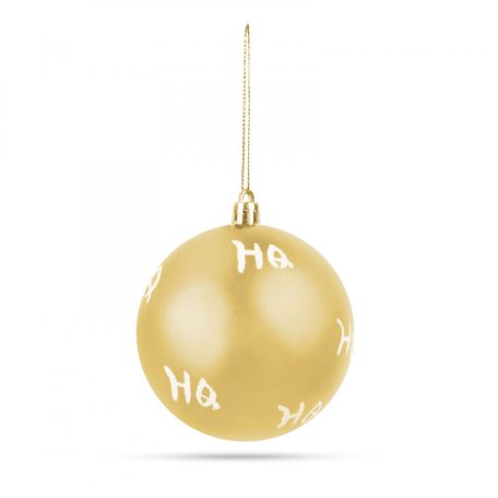 Karácsonyfadísz szett - gömbdísz - arany - 6 db / csomag