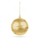 Karácsonyfadísz szett - gömbdísz - arany - 6 db / csomag