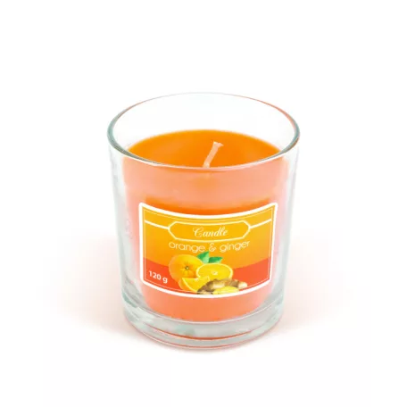 Illatgyertya - narancs & gyömbér - 120 g