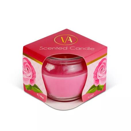 Illatgyertya - rózsa - 70 g