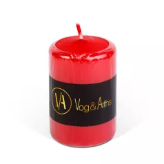 Gyertya - piros, illatmentes - 130 g