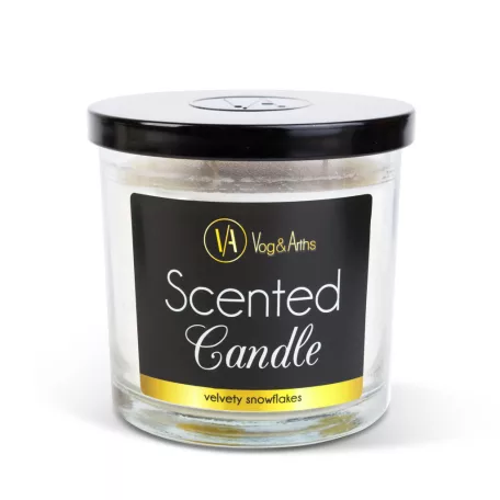 Illatgyertya - "bársonyos hópelyhek" - 350 g