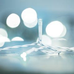   Fényfüggöny - 100 db LED - hidegfehér - hálózati - IP44 - 2,2 m - 8 program