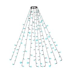   LED karácsonyfa fényfüzér - 1,9 m - 120 LED, hidegfehér - IP44