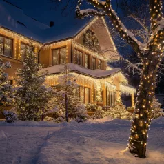   Ereszcsatorna akasztó szett - átlátszó, dupla - 50 db / csomag