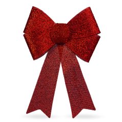   LED-es masni dekoráció - fényes - piros - 11 színes LED - 40 x 30 cm