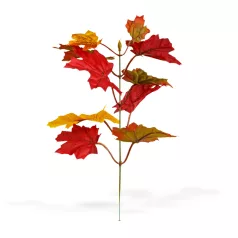 Őszi dekoráció - falevél - 30 cm - leszúrható