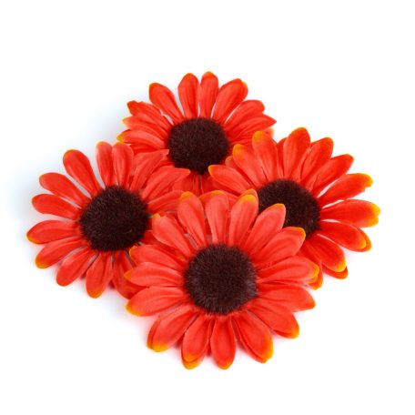 Őszi dekoráció - napraforgó - 3 féle - 4 db / csomag