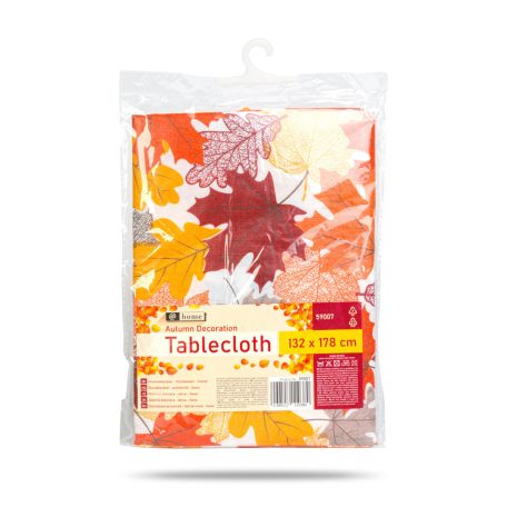 Őszi dekoráció - asztalterítő - flanel - 132 x 178 cm