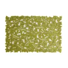 Őszi dekoráció - alátét - filc, zöld - 44,5 x 28,5 cm