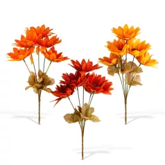 Őszi dekoráció - napraforgó - 3 féle - 35 cm