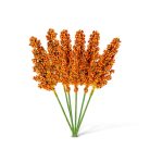 Őszi dekoráció - köles ág - 2 féle - 18,6 cm - 6 db / csomag