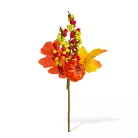 Őszi dekoráció - tök, bogyó, falevél - 24 cm - 2 db / csomag