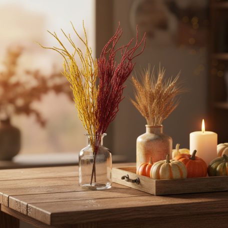 Őszi dekoráció - 2 féle - 40 x 10 cm