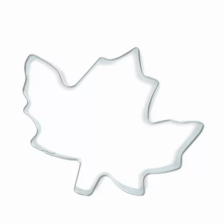 Sütikiszúró szett - levél és tök - fém - 8 cm - 2 db / szett