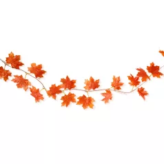 Őszi dekoráció - falevél girland - 240 cm