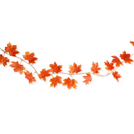 Őszi dekoráció - falevél girland - 240 cm