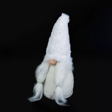 Textil dekoráció - manó - 22 x 8 x 8 cm