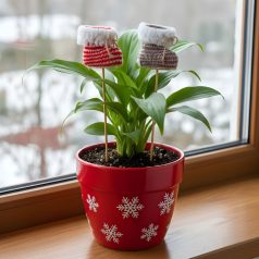 Leszúrható dekoráció - csizma - 50 x 7 cm - 4 féle