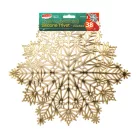 Szilikon edényalátét - jégkristály - arany - 38 cm