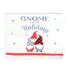 Karácsonyi kendő és edényfogó szett - manós