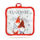 Karácsonyi kendő és edényfogó szett - manós