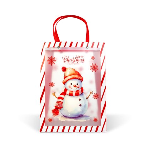 Karácsonyi ajándéktáska - 32 x 25 x 11 cm - 2 féle