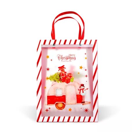 Karácsonyi ajándéktáska - 32 x 25 x 11 cm - 2 féle