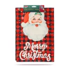 Karácsonyi dekoráció - asztalterítő futó - Mikulás - 183 x 33 cm