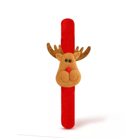 Karácsonyi dekoráció - karkötő, kontykészítő - rénszarvas - 21 x 8 cm