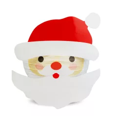 Karácsonyi lampion - Mikulás - papír - 30 cm