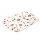 Karácsonyi tálca - műanyag - 34 x 23 cm