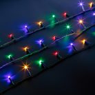 Fényfüzér - 30 m - színes - 600 LED - 220-240V - 6W - zöld kábel